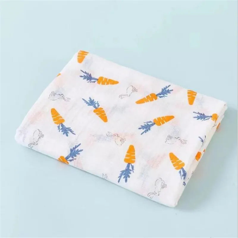 29 Styles of Super Soft Cotton Muslin Baby Swaddle Blankets - 43x43inch