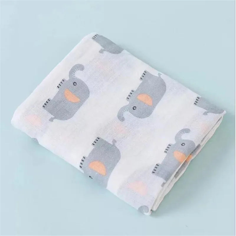 29 Styles of Super Soft Cotton Muslin Baby Swaddle Blankets - 43x43inch