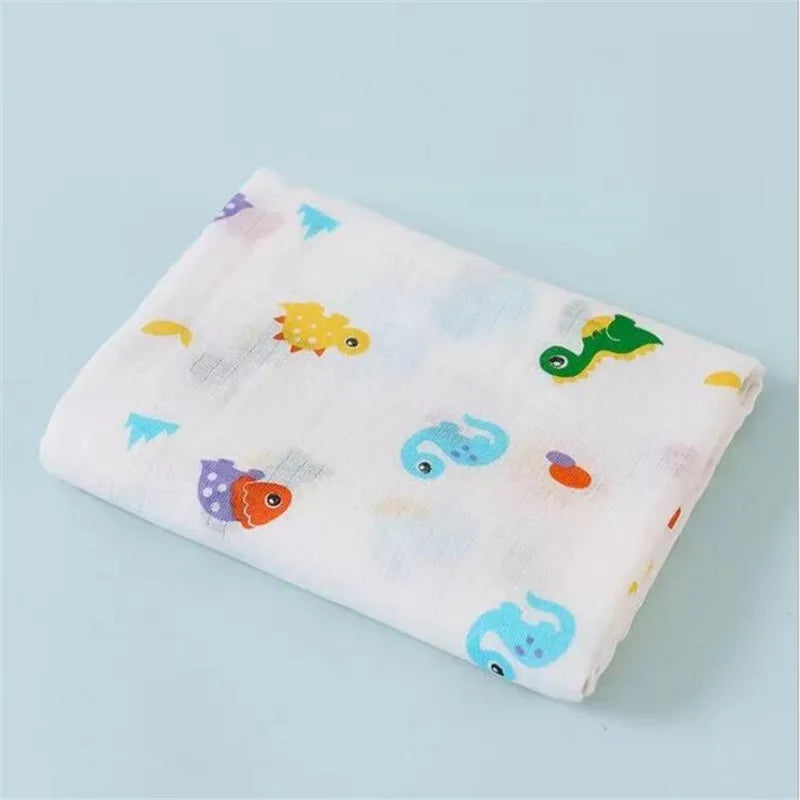 29 Styles of Super Soft Cotton Muslin Baby Swaddle Blankets - 43x43inch