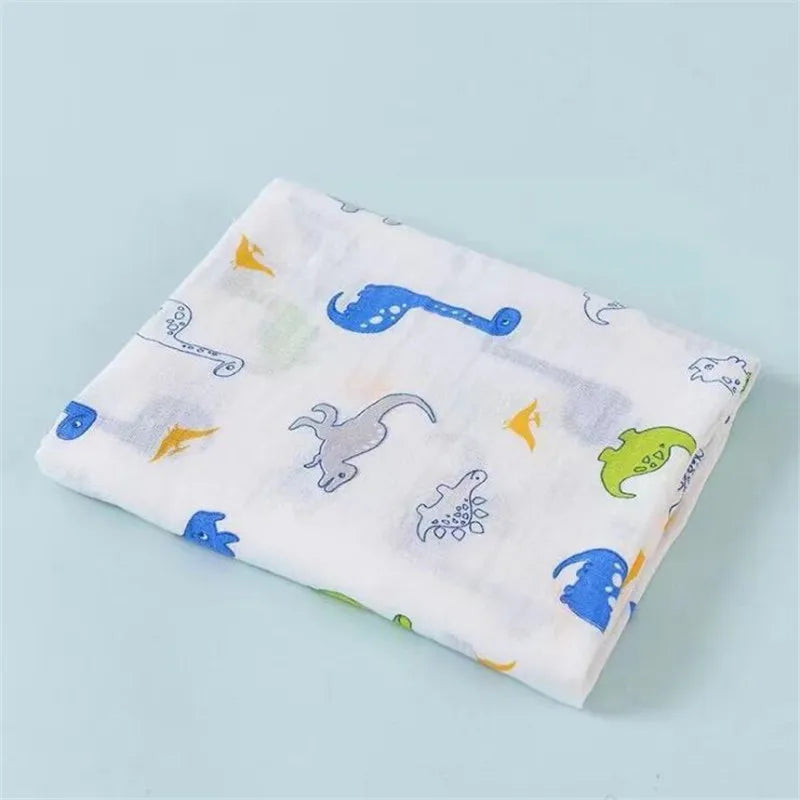 29 Styles of Super Soft Cotton Muslin Baby Swaddle Blankets - 43x43inch
