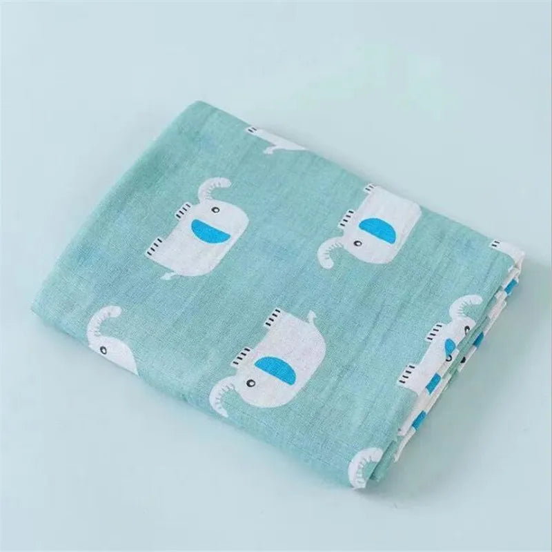 29 Styles of Super Soft Cotton Muslin Baby Swaddle Blankets - 43x43inch