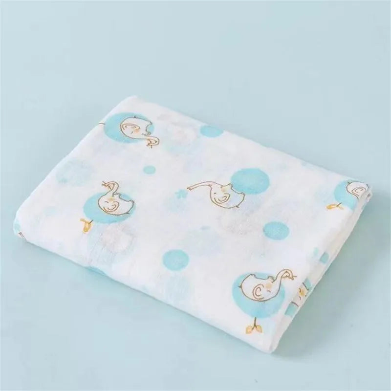 29 Styles of Super Soft Cotton Muslin Baby Swaddle Blankets - 43x43inch