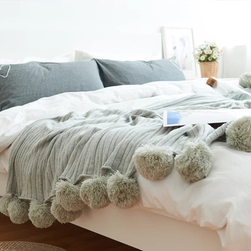 Cute Swaddle Baby Blankets Nordic Photography Props For Children