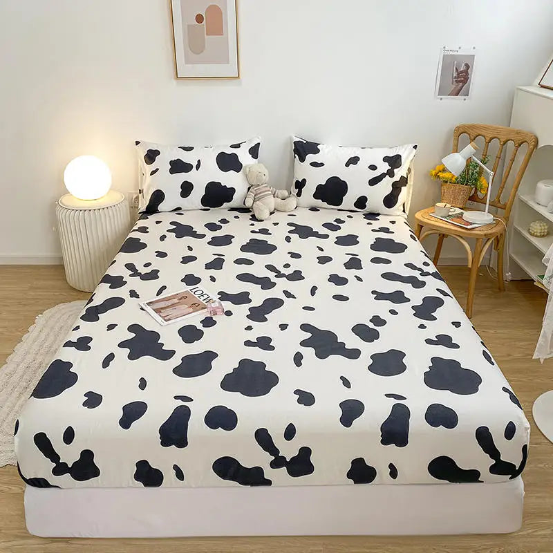 Pure Cotton Fitted Bed Sheets for Kids Beds with Cartoon Prints