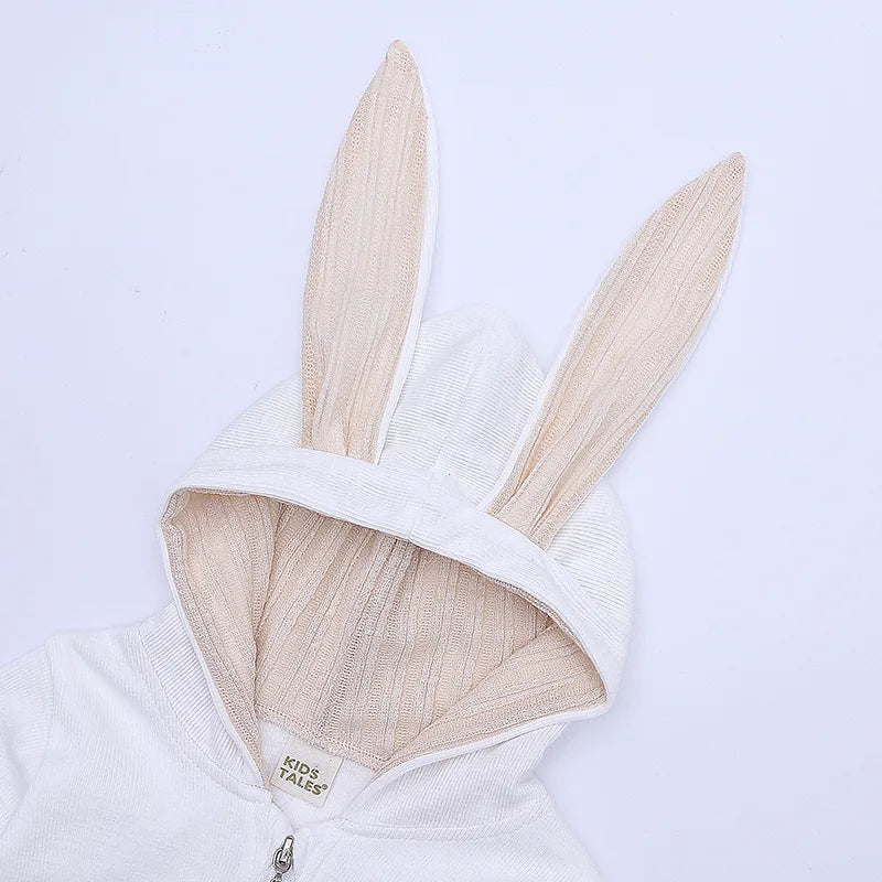 Cute Rabbit Ear Hooded Baby Rompers For Babies Boys Girls Clothes - Newborn Fall Jumpsuits