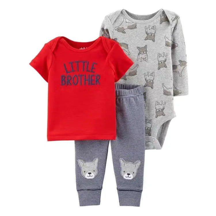 Cute Baby Girls Clothes Sets with Bodysuit Top And Bottom - Toddler Clothing Set 6-24M