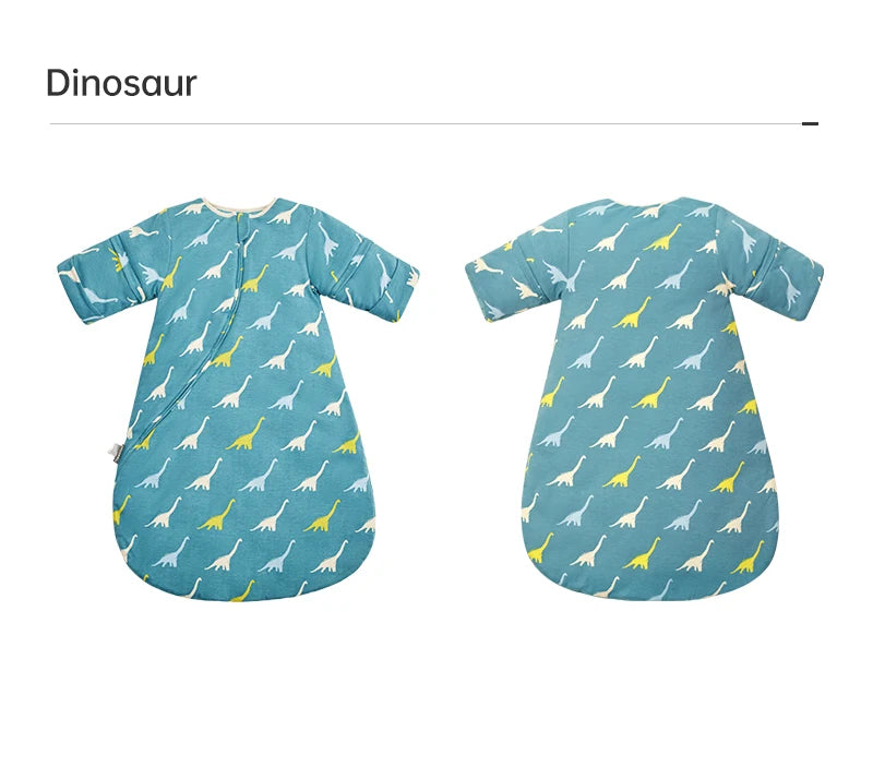 Baby Sleeping Bag Kids Sleepwear Sleeves Removable 0-2 Years Baby Sleepsack 2.5Tog Child Anti-Kick Blanket Quilt 100% Cotton