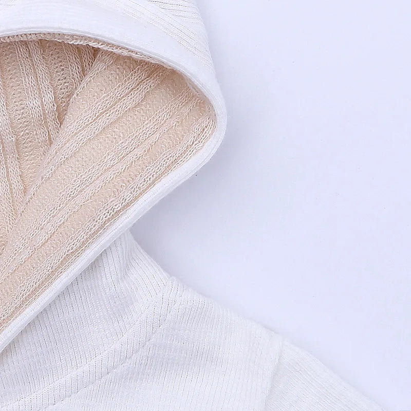 Cute Rabbit Ear Hooded Baby Rompers For Babies Boys Girls Clothes - Newborn Fall Jumpsuits