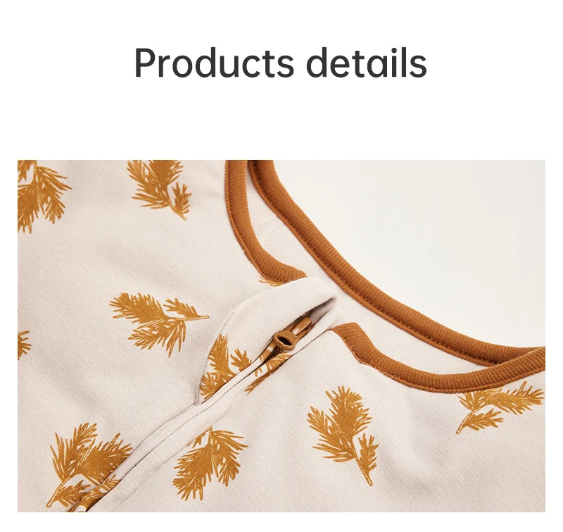 Baby Sleeping Bag Kids Sleepwear Sleeves Removable 0-2 Years Baby Sleepsack 2.5Tog Child Anti-Kick Blanket Quilt 100% Cotton