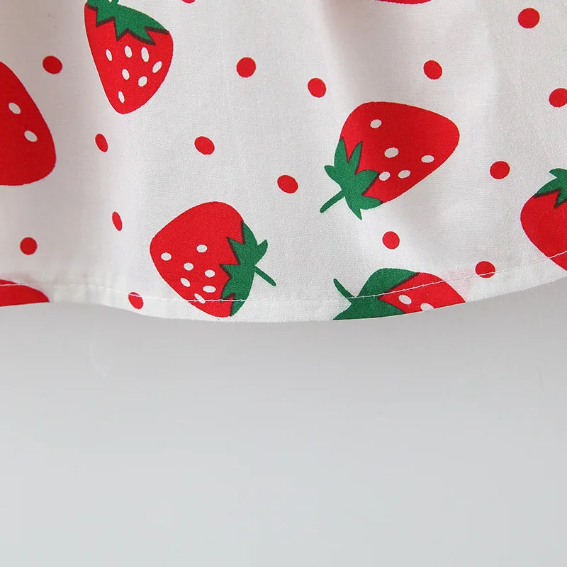 Infant Baby Girl Dress and Hat Set - 0-3M Cotton Dress