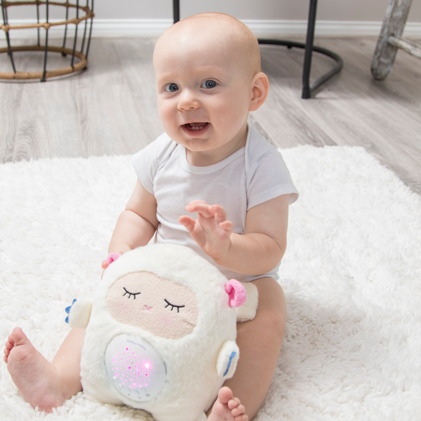 Baby Lamby USB Rechargeable Sleep Soother & White Noise Machine-4