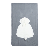 Cute Bunny Knitted Baby Blanket