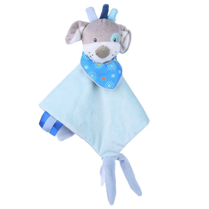 Baby Comfort Soothing Blankets with Animal Toys