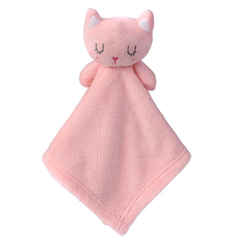 Baby Comfort Soothing Blankets with Animal Toys