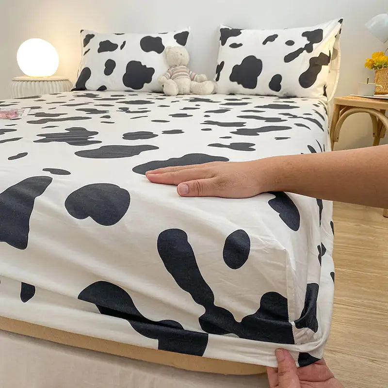 Pure Cotton Fitted Bed Sheets for Kids Beds with Cartoon Prints