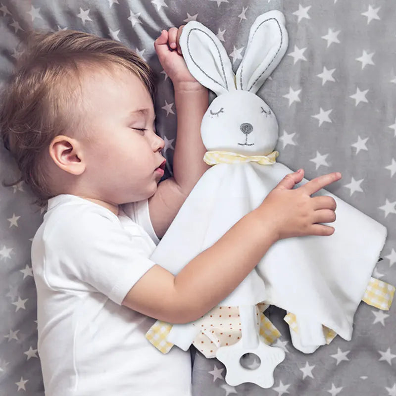 Baby Comfort Soothing Blankets with Animal Toys