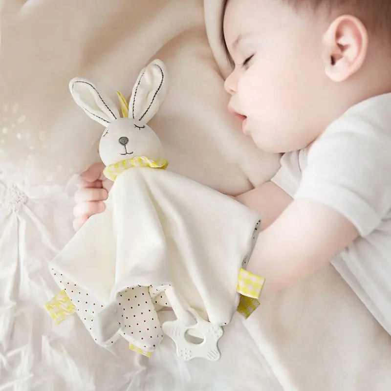 Baby Comfort Soothing Blankets with Animal Toys