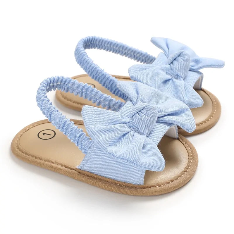 Bow Sandals Year Baby Girl Sandals 2024 Baby Girls Bow Knot