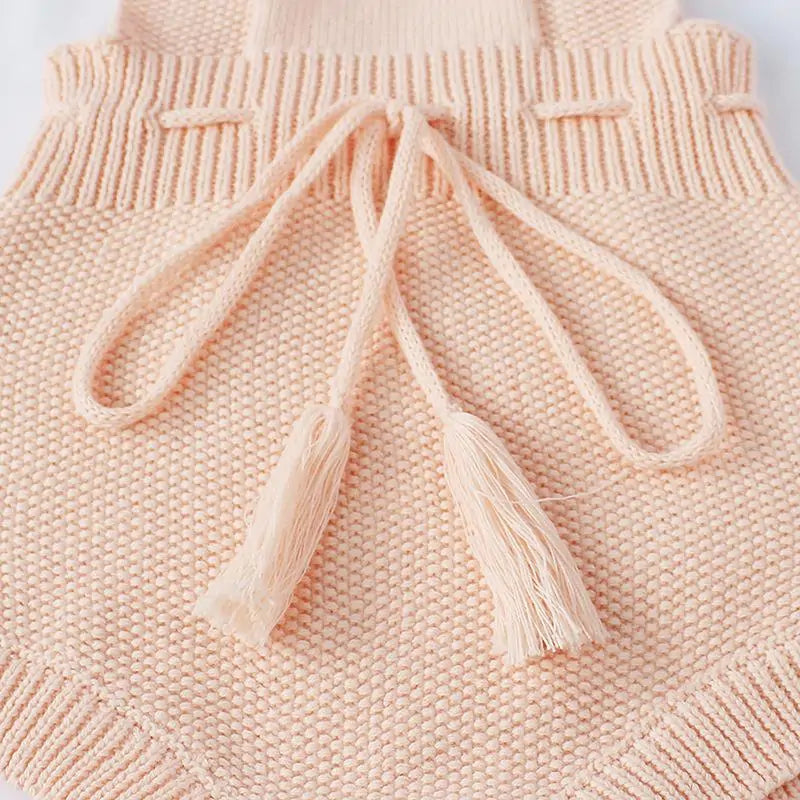 Knitted Romper For Toddler Girls