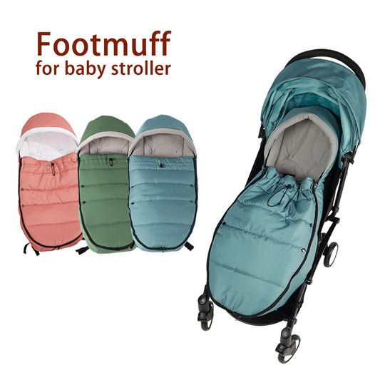 Stroller Footmuff Fit for 95% of Strollers Winter Warm Universal Waterproof Socks Cotton Sleeping Sack Baby Stroller Accessories