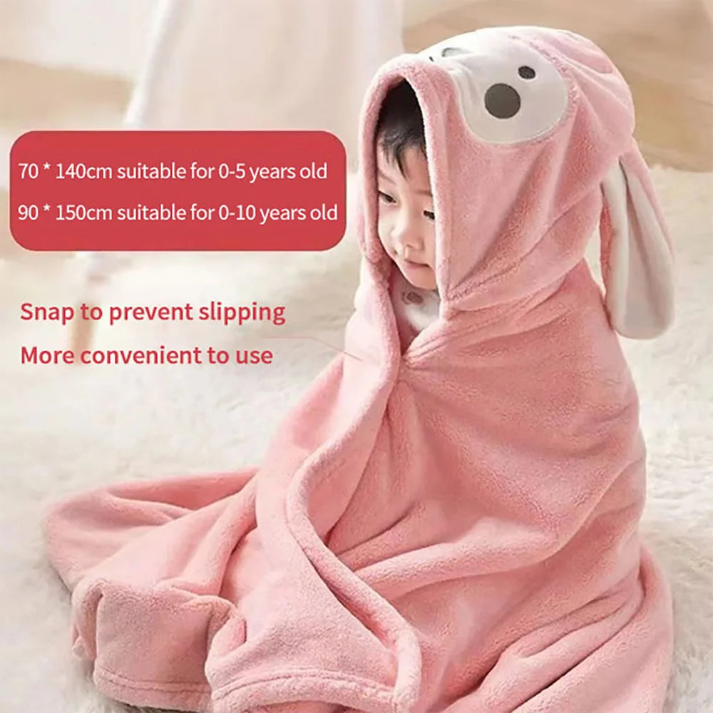 Hooded Super Soft Kids Bath Towels