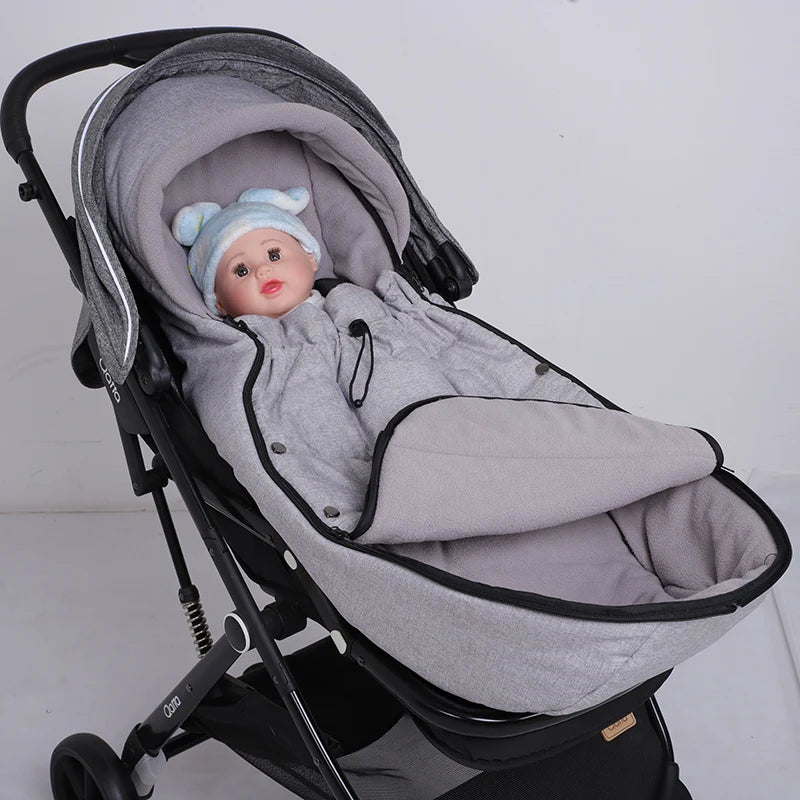 Stroller Footmuff Fit for 95% of Strollers Winter Warm Universal Waterproof Socks Cotton Sleeping Sack Baby Stroller Accessories