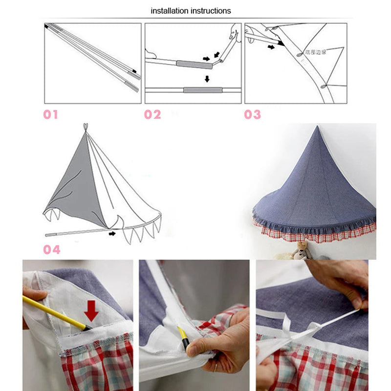 Kids Bed Decor - Teepee Tents