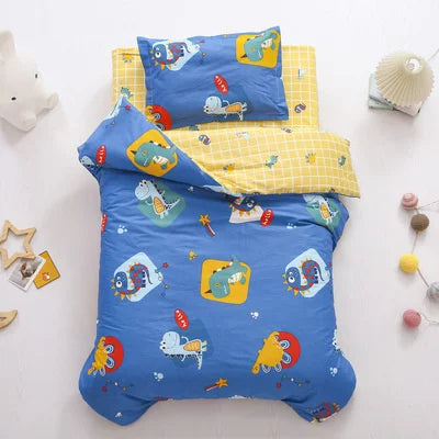 3pcs Set Cotton Baby Bedding Duvet Cover, Crib Sheet, Pillowcase