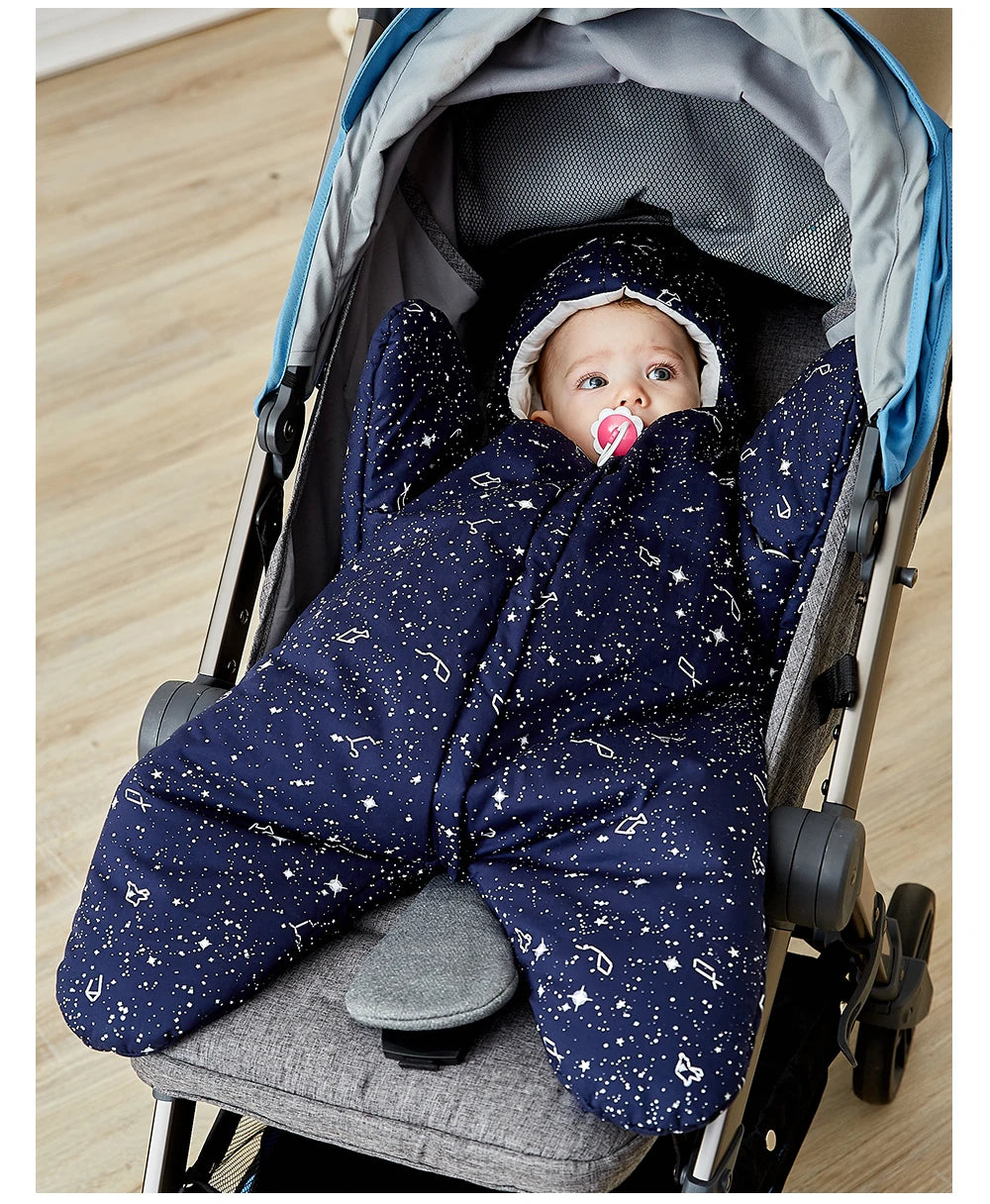 New Arrival Starfish Baby Sleeping Bag Winter Baby Sleep Sack Warm Baby Blanket Swaddle Sleepsacks