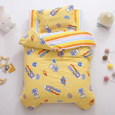 3pcs Set Cotton Baby Bedding Duvet Cover, Crib Sheet, Pillowcase