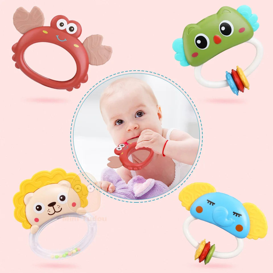 Baby Crib Mobile Rattle Toy with sounds and lights