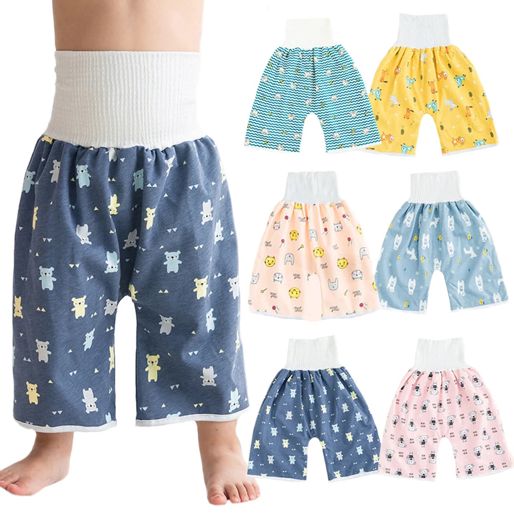 Diaper Shorts 2 in 1 - Anti Bed-Wetting Washable Potty Training Pants