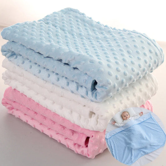 Autumn Thermal Double Layer Warm Baby Blankets - 47.24x29.5inch