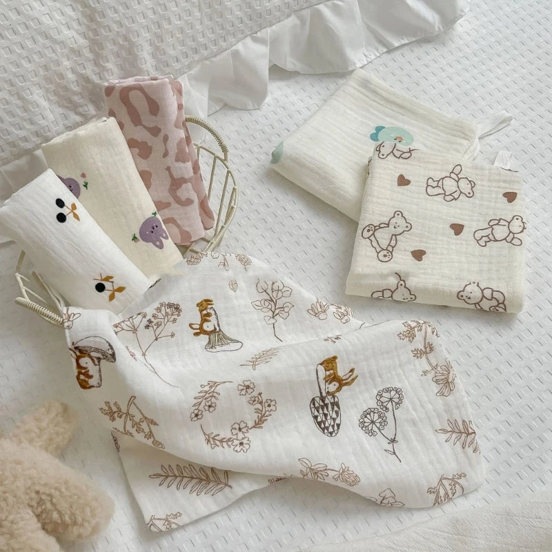 Versatile Cotton Baby Burp Cloths