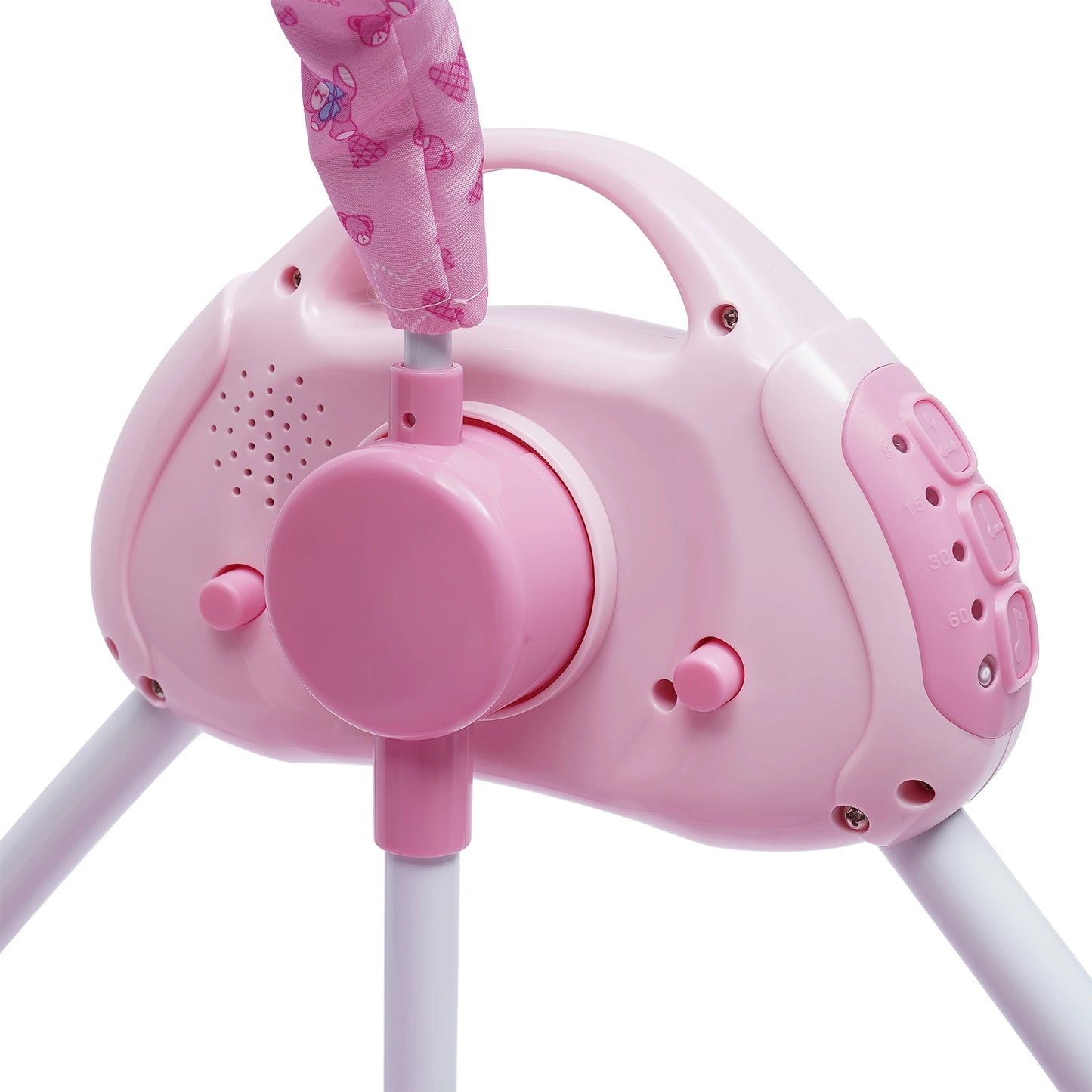 Automated Baby Swing (With Timer+Bluetooth Music+Mat+Pillow+Remote 5 Gears Adjustable)