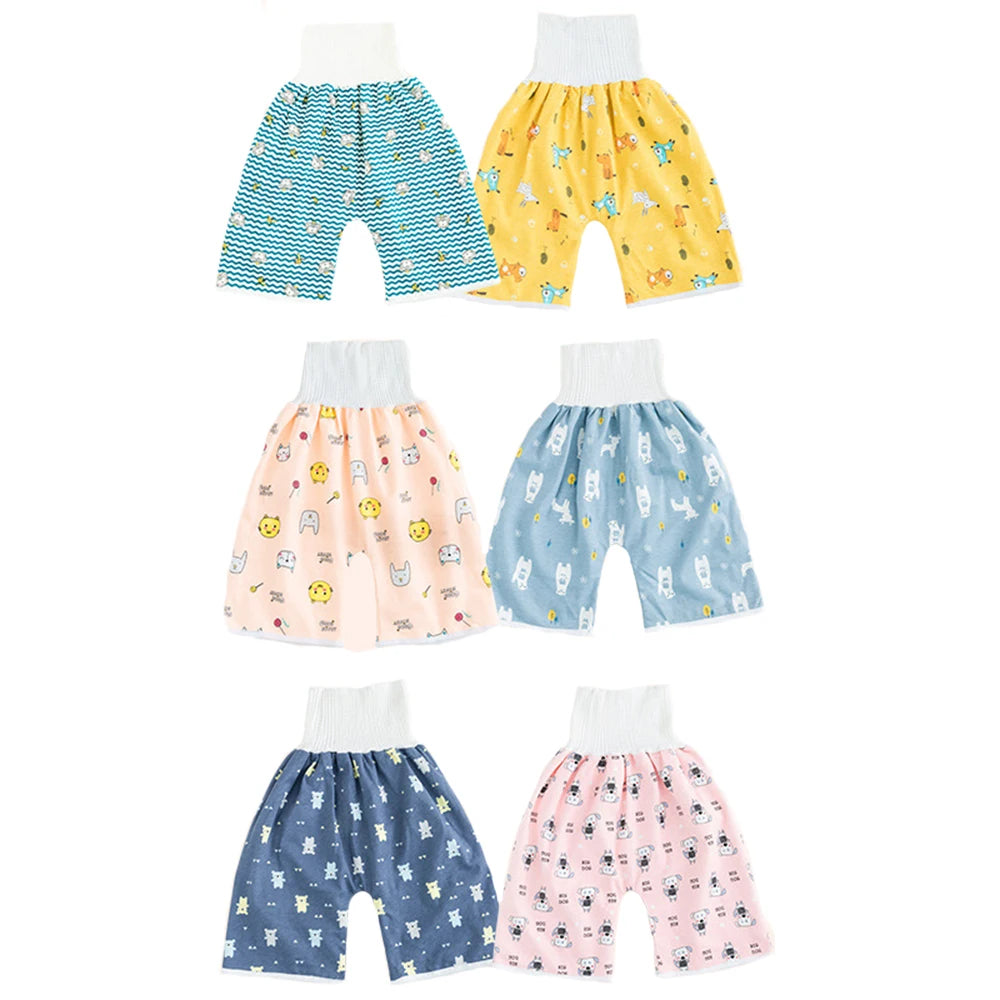 Diaper Shorts 2 in 1 - Anti Bed-Wetting Washable Potty Training Pants