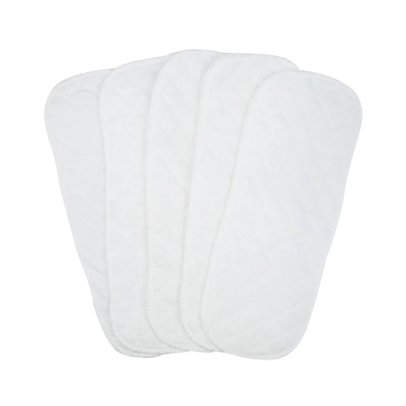 6/8/10 Pcs Reusable Washable Baby Diaper Inserts