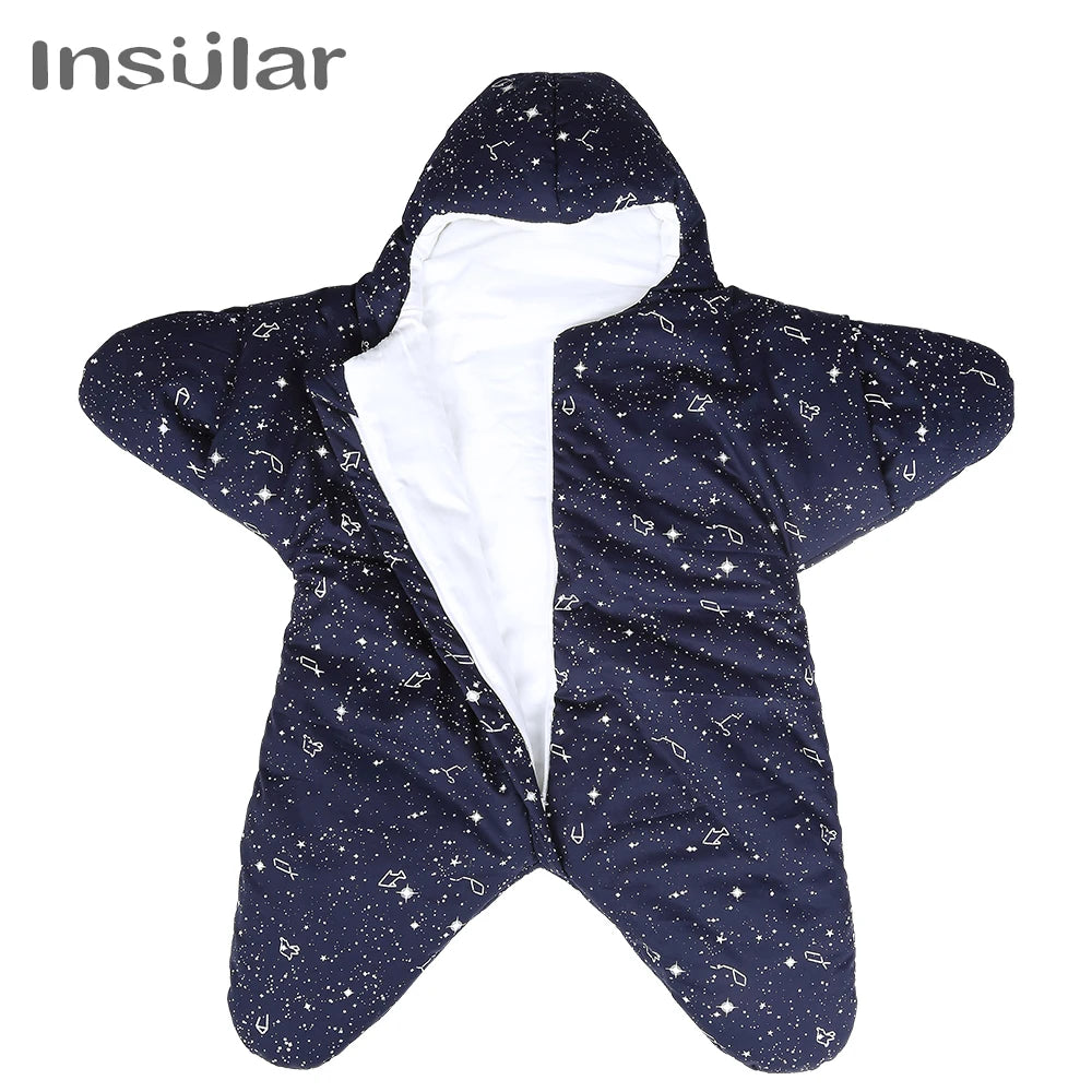 New Arrival Starfish Baby Sleeping Bag Winter Baby Sleep Sack Warm Baby Blanket Swaddle Sleepsacks