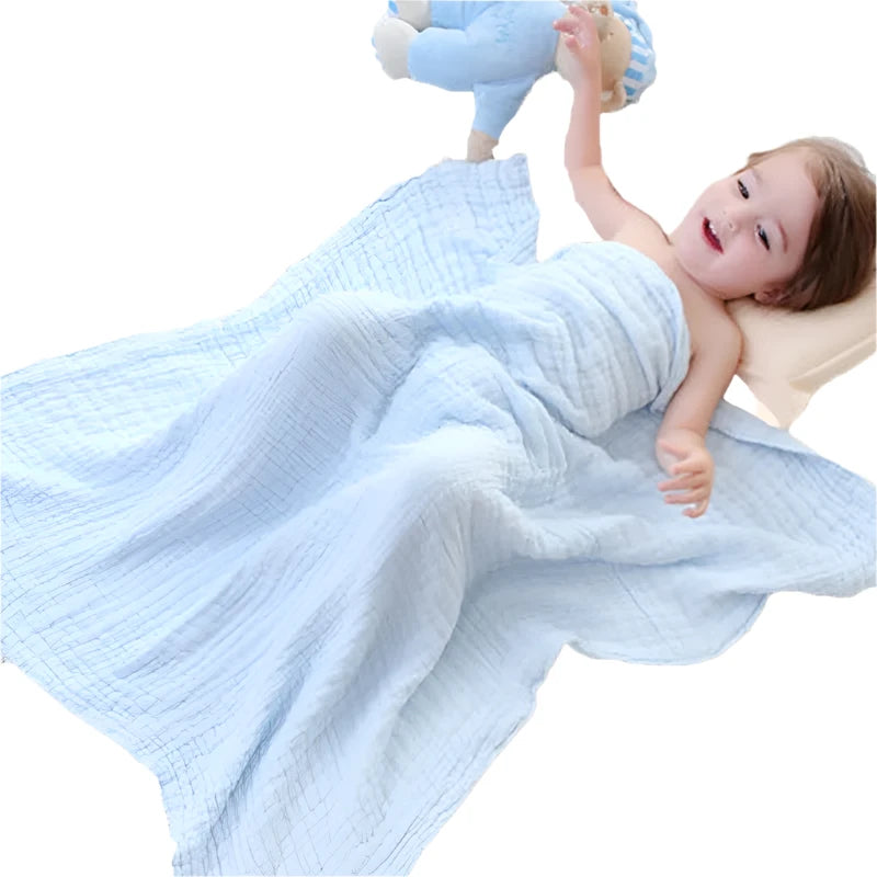 100% Cotton Gauze 6 Layer Swaddle Multipurpose Baby Blankets