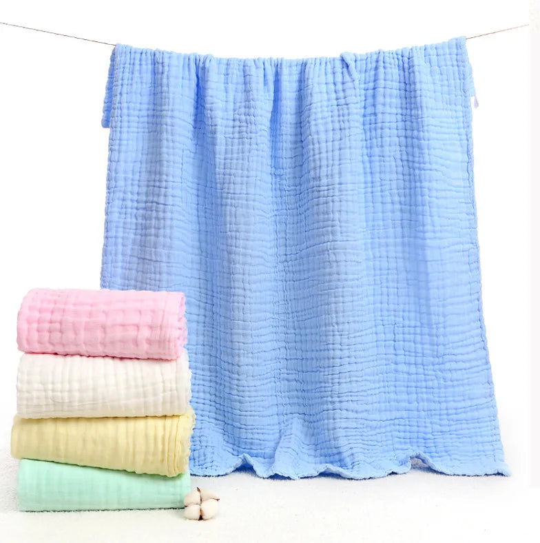 100% Cotton Gauze 6 Layer Swaddle Multipurpose Baby Blankets