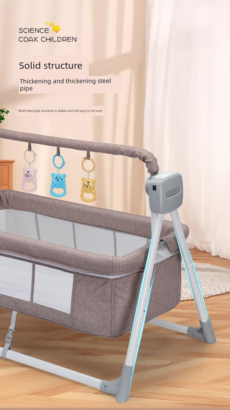 Automatic Baby Cradle - Soothing Bluetooth Sleeping Basket Swing