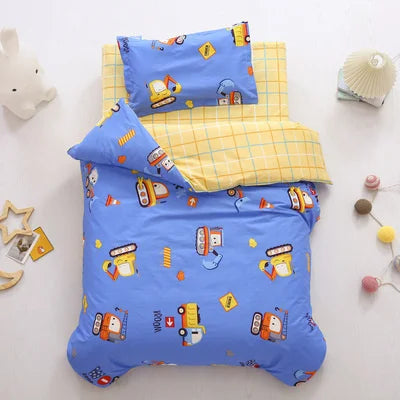 3pcs Set Cotton Baby Bedding Duvet Cover, Crib Sheet, Pillowcase