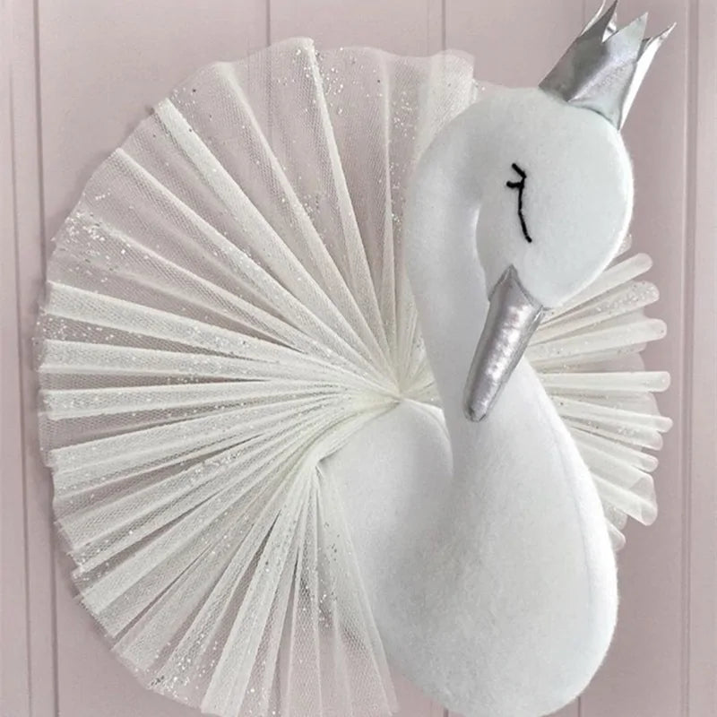 Flamingo Wall Mount Stuffed Toy