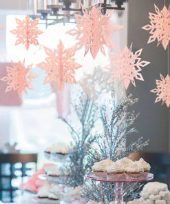 3D Snowflake Wall Hanging Pendant Ornament