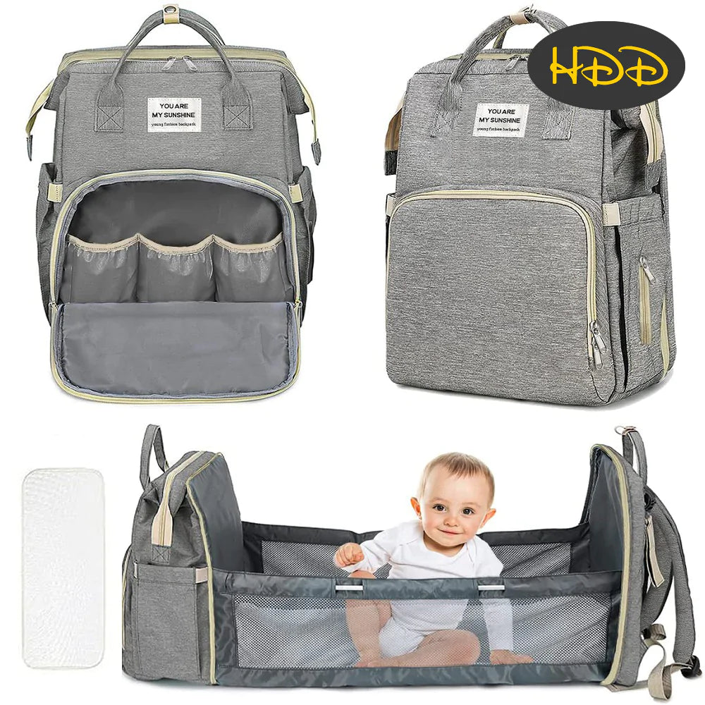 Baby Bag with Sleeper Crib