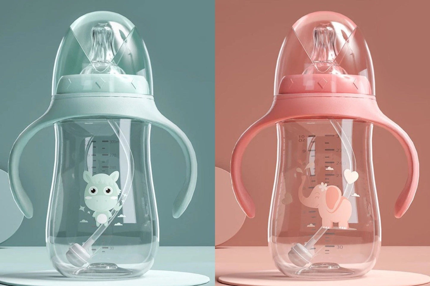 Baby Lamby Convertible Sippy Cup Bottles With Dual Heads