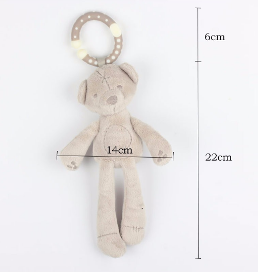 Cute Hanging Rattle Toy 0-24mo