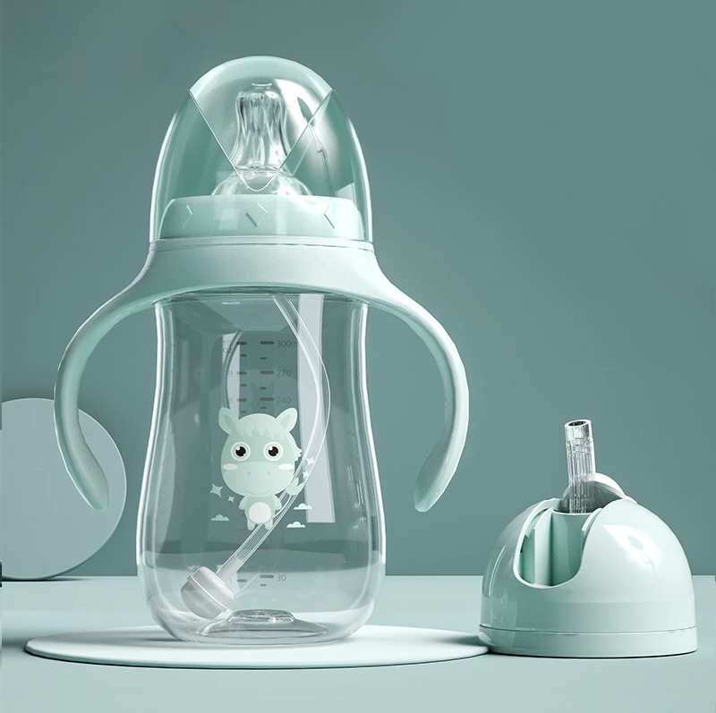 Baby Lamby Convertible Sippy Cup Bottles With Dual Heads