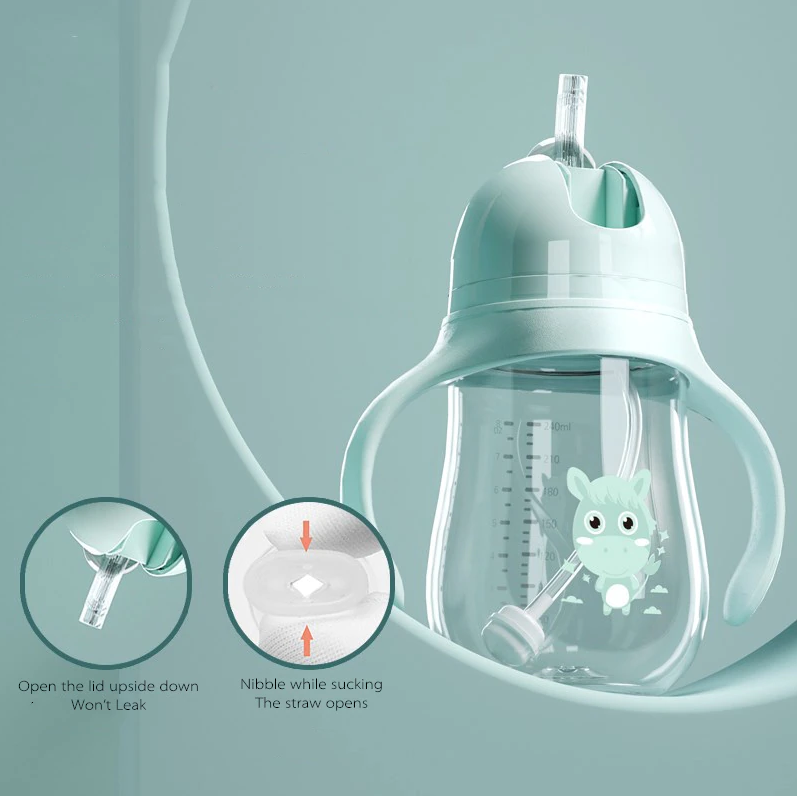 Baby Lamby Convertible Sippy Cup Bottles With Dual Heads