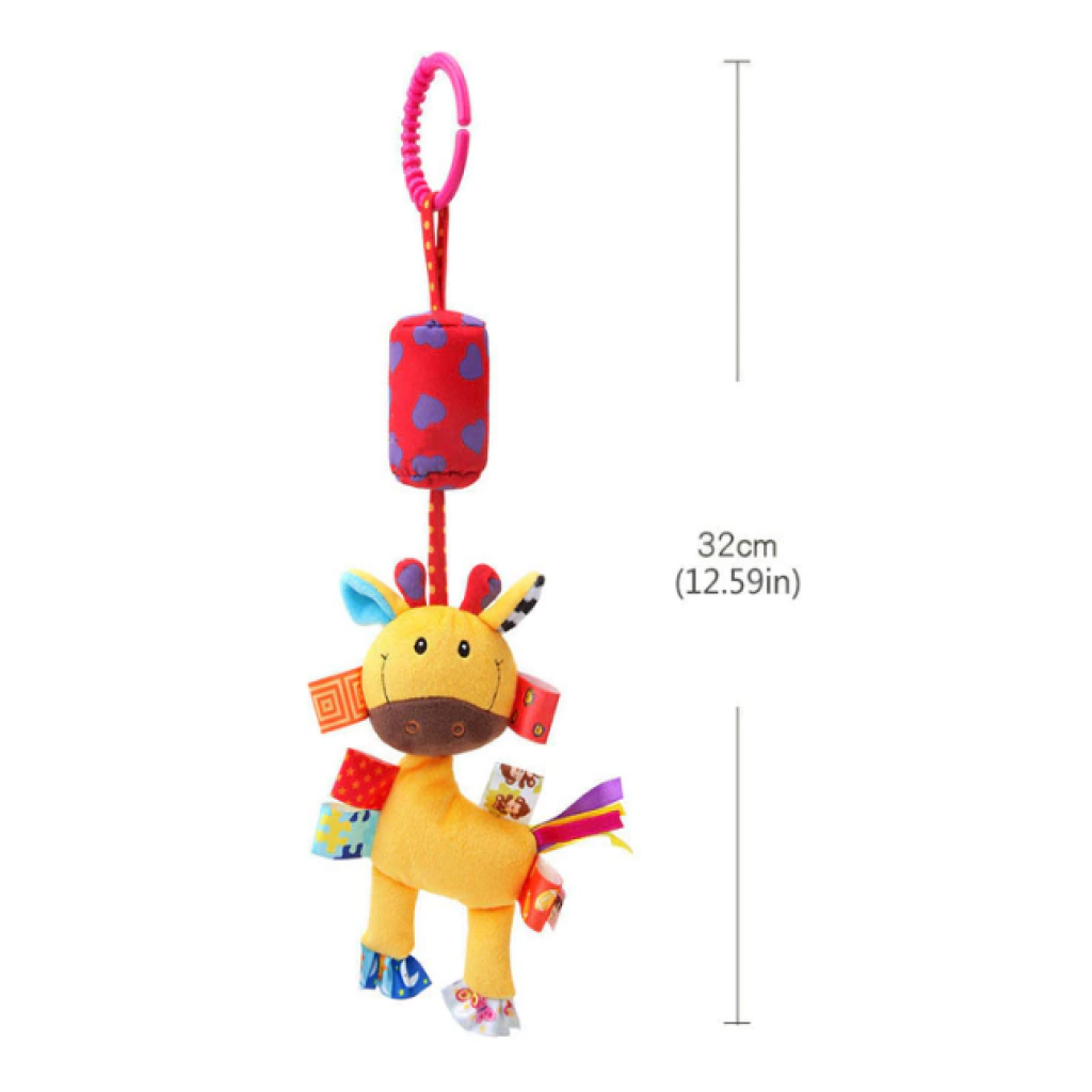 Cute Hanging Rattle Toy 0-24mo